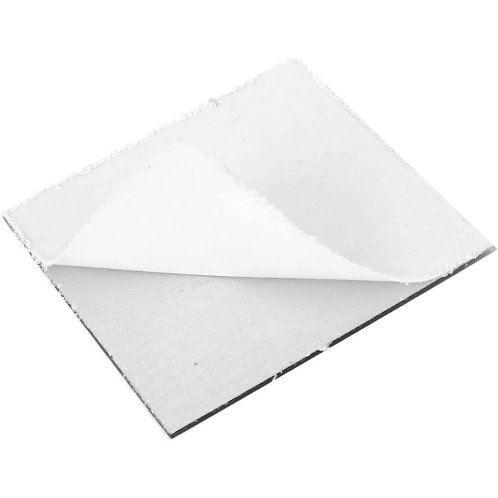 Set 100 Bucati Oglinzi Acrilice Adezive in Forma de Patrat, Marime 4 x 4 cm pentru Decor si Design Interior, PVC CBD CORAL BEST DEALS 4 cm 4 cm 1 mm Argintiu 100 4 cm