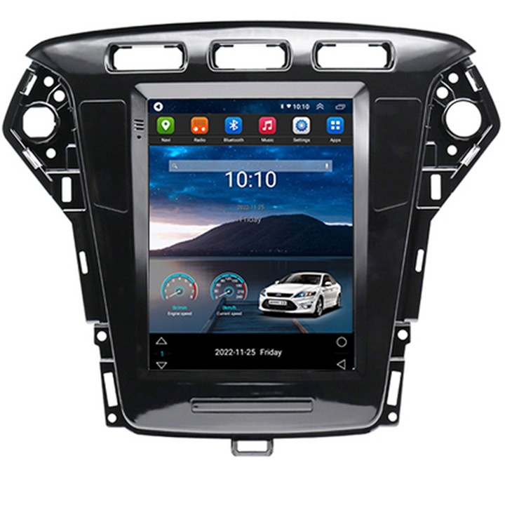 Dedikált navigációs típus Tesla Ford Mondeo 2010-2013 rádiós gps internet 8Core 4G carplay android auto 2+32 kit-tesla-mondeo-10+EDT-E320