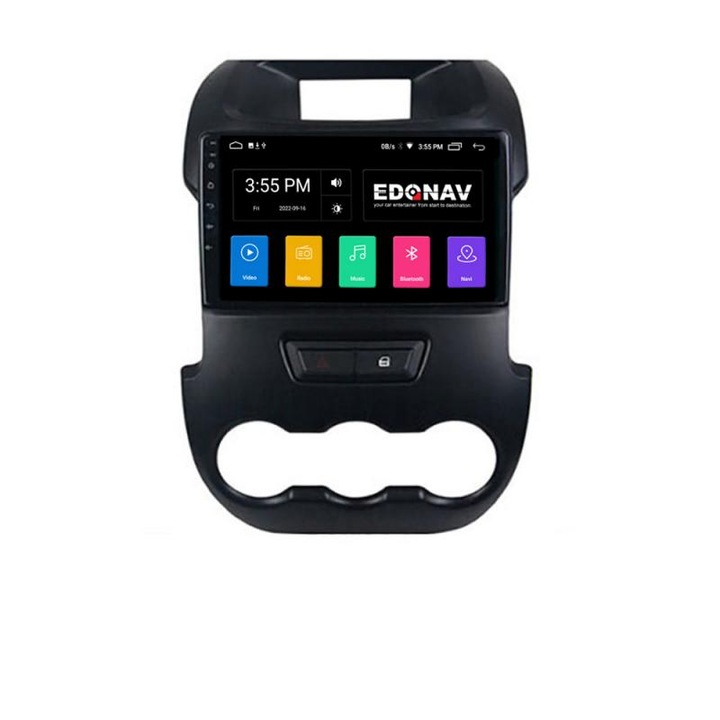 Dedikált navigációs Ford Ranger 2011-2015 2+16 GB Android Waze USB Internet Navigáció Youtube Rádió