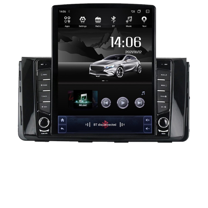 Navigatie Hyundai H350 2016- Tip Tesla Android radio gps internet 8core 4G 4+32 kit-H350+EDT-E709