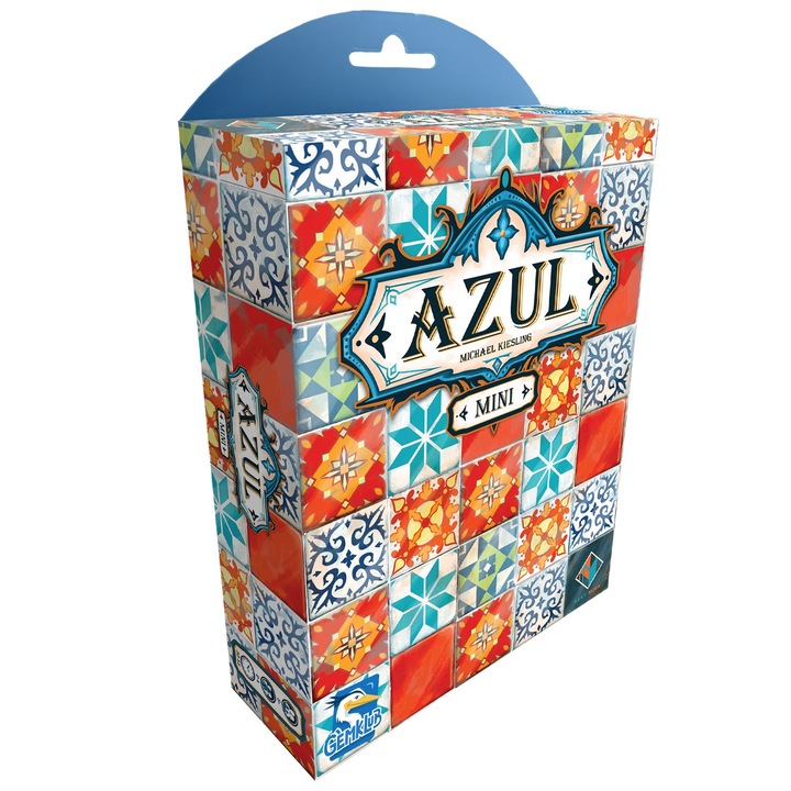 Mini joc de masa, Gemklub, Azul, 8+, 2-4 jucatori, Multicolor