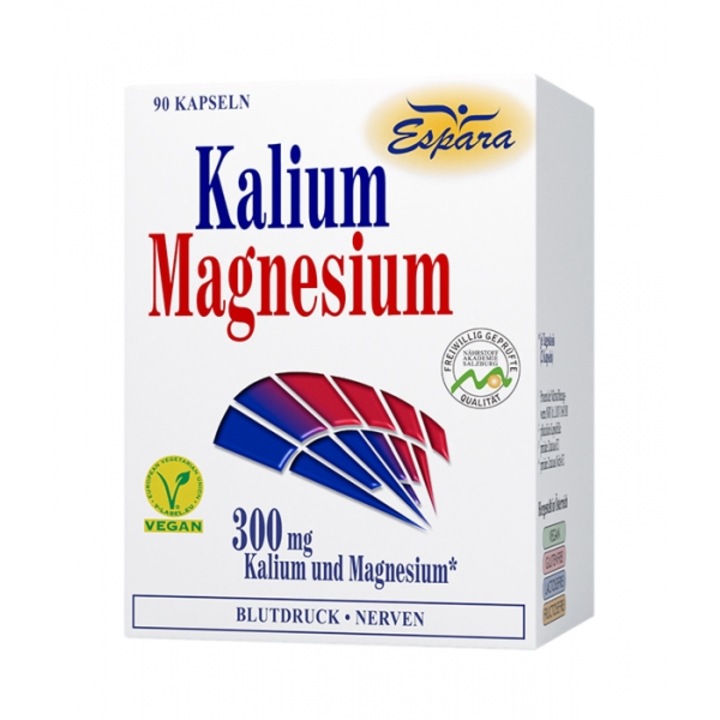 Supliment alimentar Kalium Magnesium, Espara, 90 capsule
