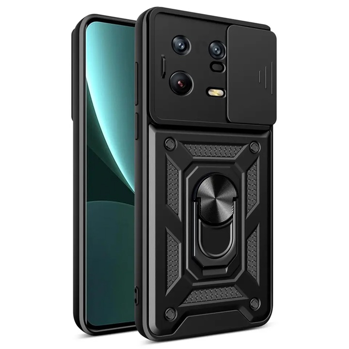 Калъф за Xiaomi 13 Pro, Techsuit CamShield Series, черен