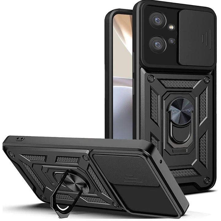 Кейс за Motorola Moto G32, Techsuit CamShield Series, черен