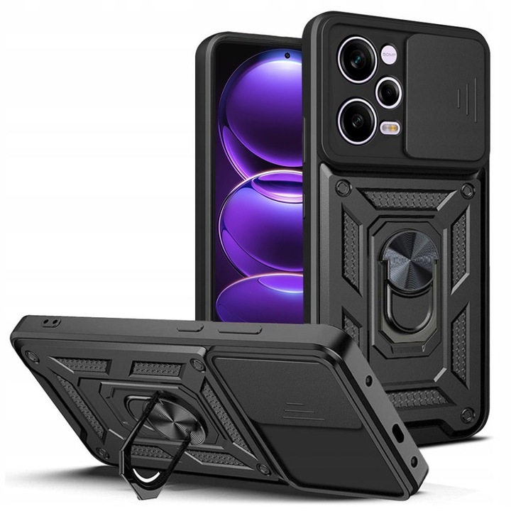 Калъф fixGuard CamShield Pro за Xiaomi Redmi Note 12 Pro 5G / Poco X5 Pro, Black