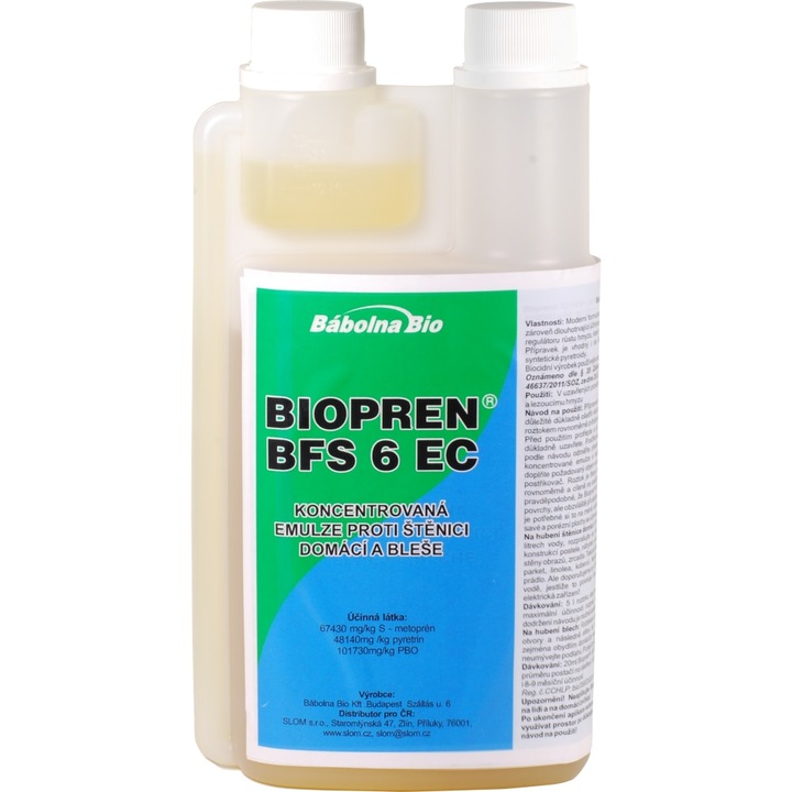 Insecticid concentrat impotriva plosnitelor si puricilor Biopren BFS 6 EC, 500 ml
