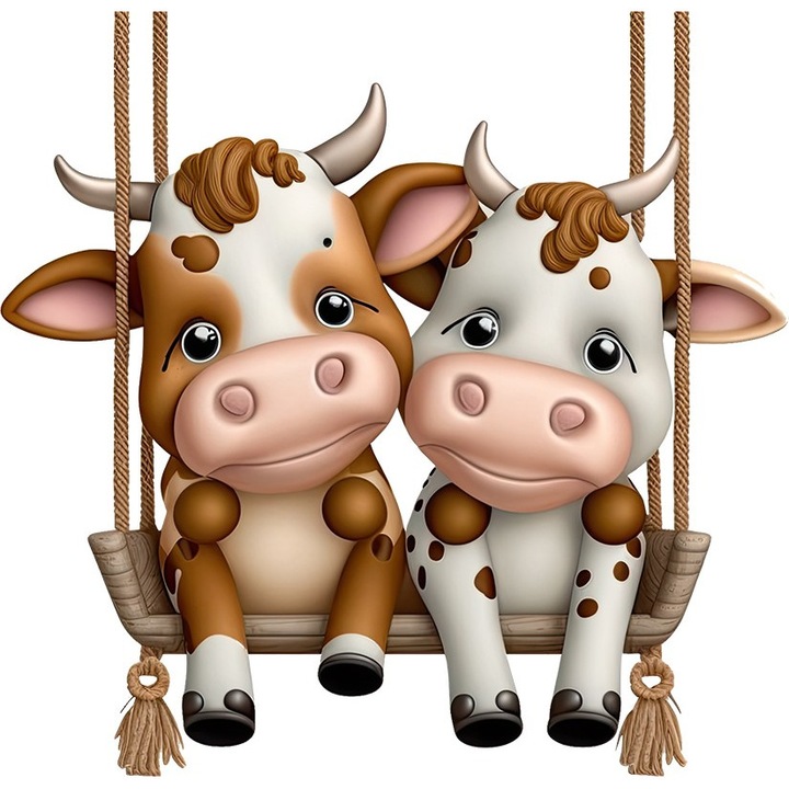 Dekoratív matrica, Vacute, Barna, 61 cm, 1267STK-3