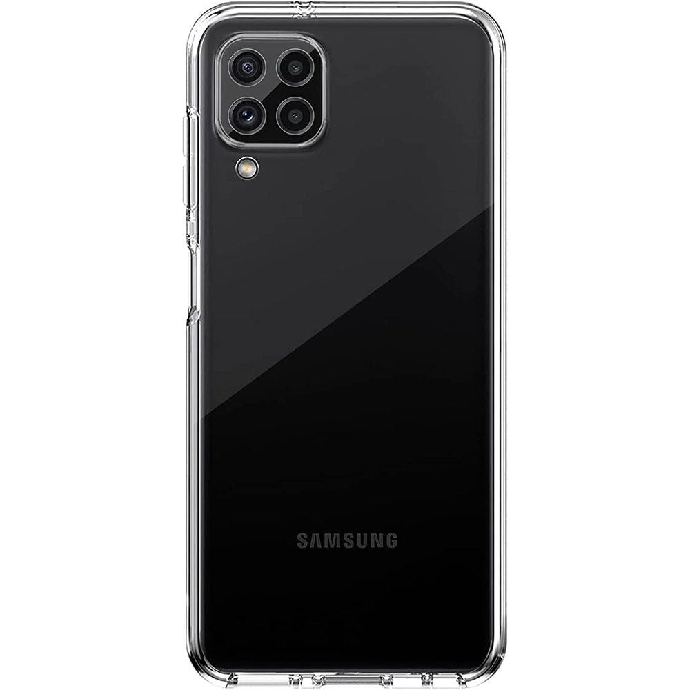Husa Full Cover 360 Grade compatibila cu Samsung Galaxy A22 4G/ M22 4G, Protectie completa (Fata, Spate, Laterale), Anti-ingalbenire, Hybrid Antishock, Policarbonat si Silicon
