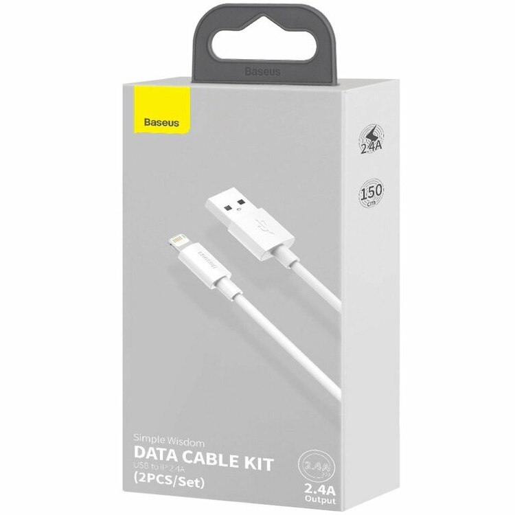 Cablu Alimentare Si Date Baseus Simple Wisdom Fast Charging Kit X Usb La Lightning A