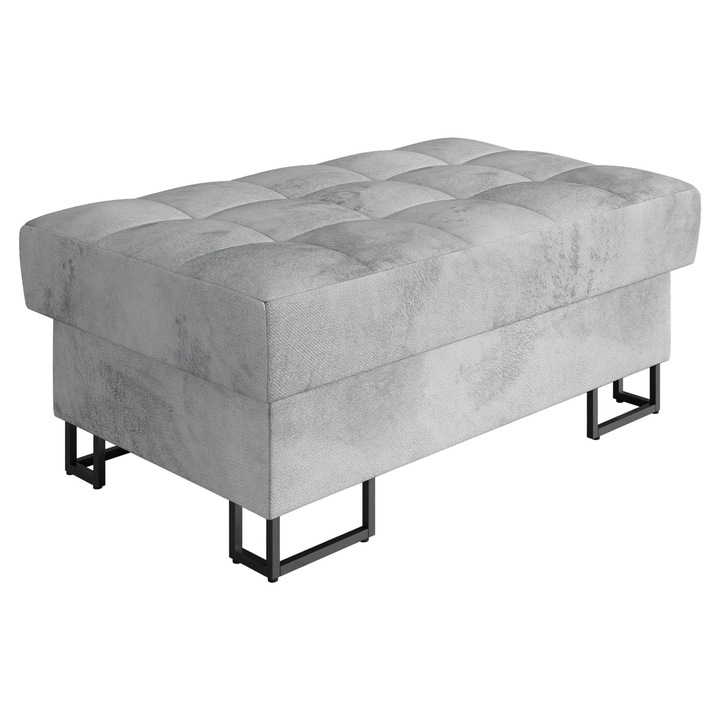 Taburet Wales, MIRJAN24, Gri, 106x67x44 cm