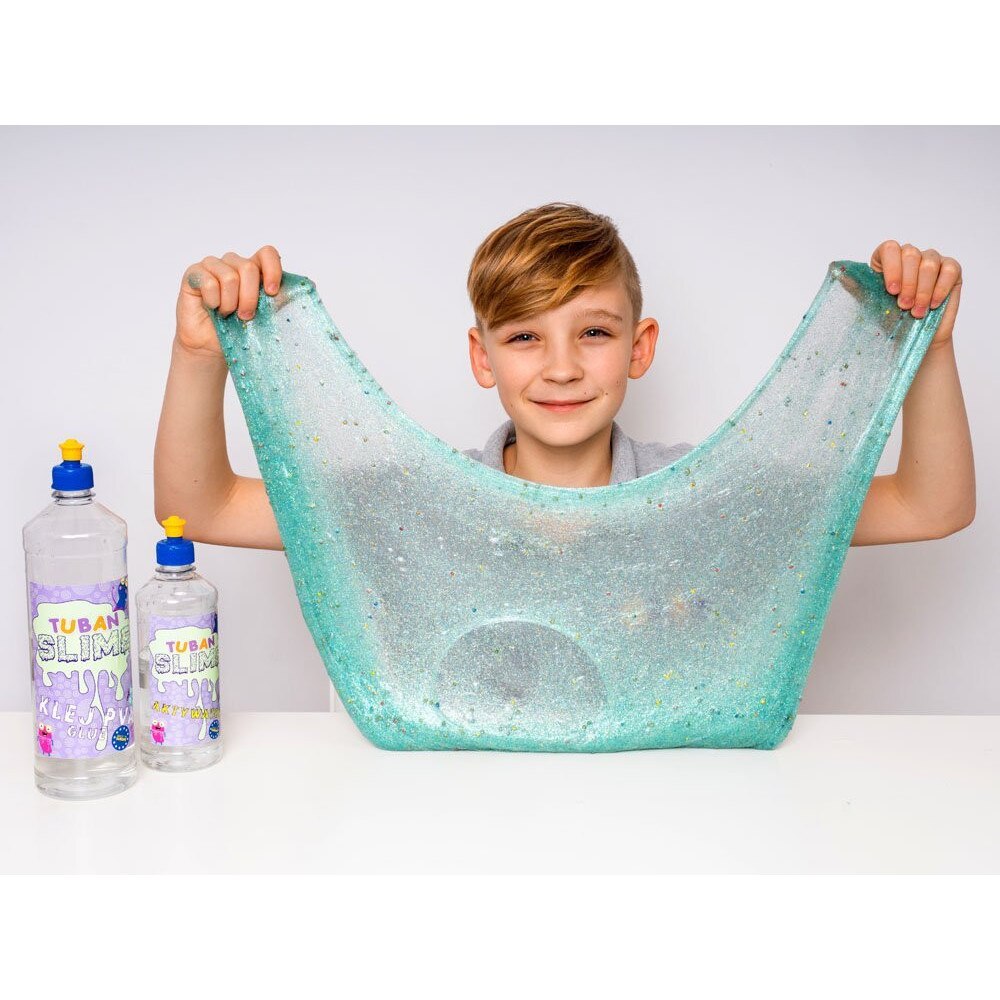 Activateur Super Slime Tuban 1L – Liquide Magique Pour Faire Du Slime Facilement Avec Colle PVA Blanche Ou Transparente