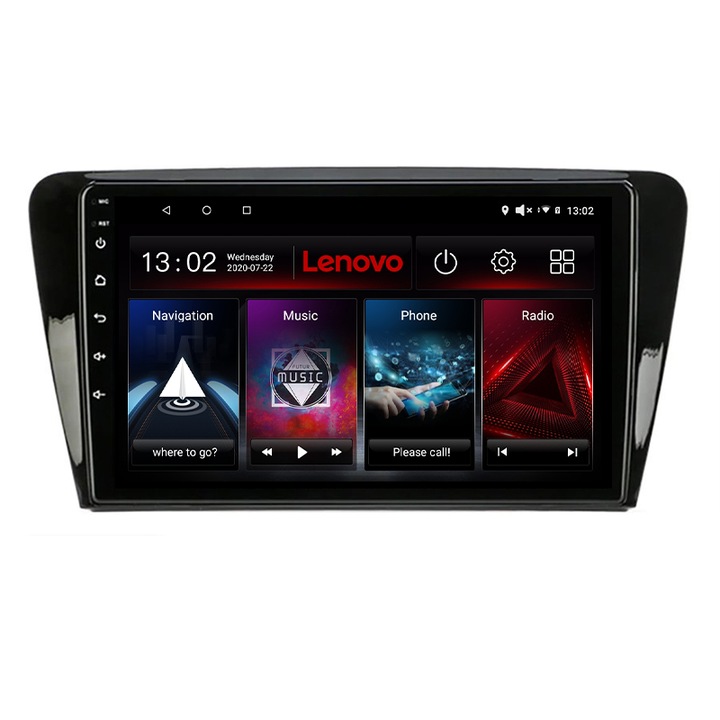 Dedikált navigáció Skoda Rapid Seat Toledo 2013+ Android rádiós gps internet Lenovo Octa Core 2+32 Kit-rapid+EDT-E509-lite