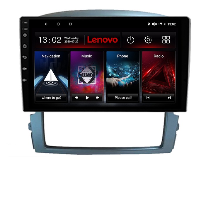 Dedikált navigáció Kia Sorento 2002-2008 Android rádió gps internet Lenovo Octa Core 2+32 Kit-sorento2002+EDT-E509-lite