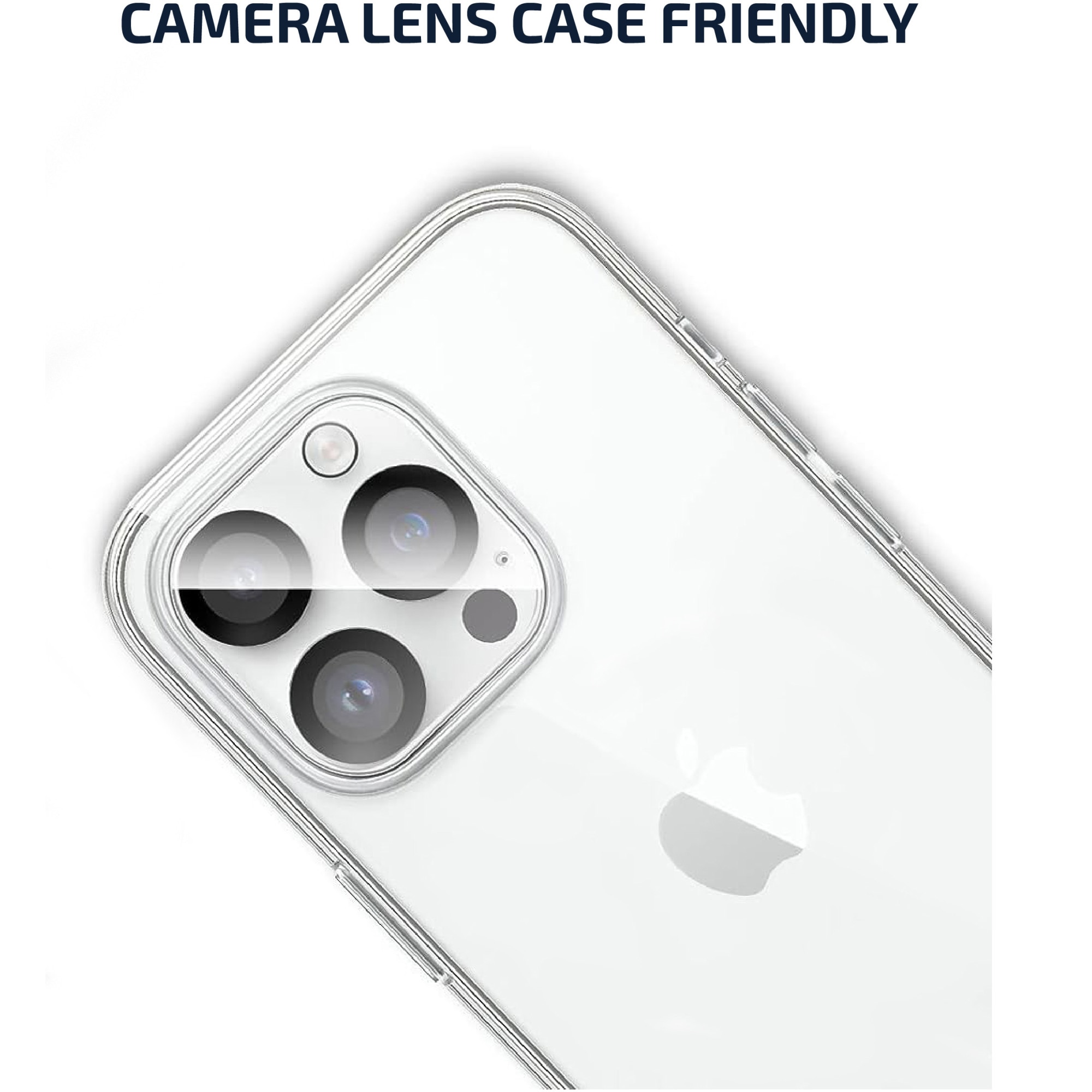 Pachet kit de instalare folie de protectie, folie protectie camera, husa Clear Case A+ pentru iPhone 14 Pro