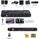 Адаптер HDMI 2.0 Matrix 4 в 2, 4K60hz аудио разделяне и ARC HDCP2.2 RiKbo®