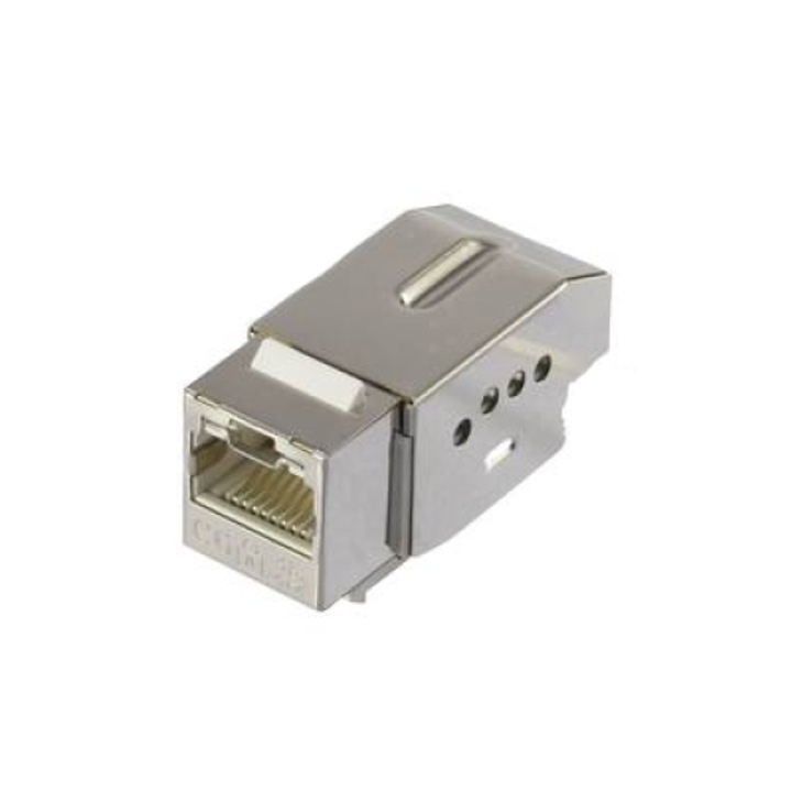 RJ45 вграден модул със заключване, Keystone CAT 6, Renkforce KSV10 (RF-4308249)