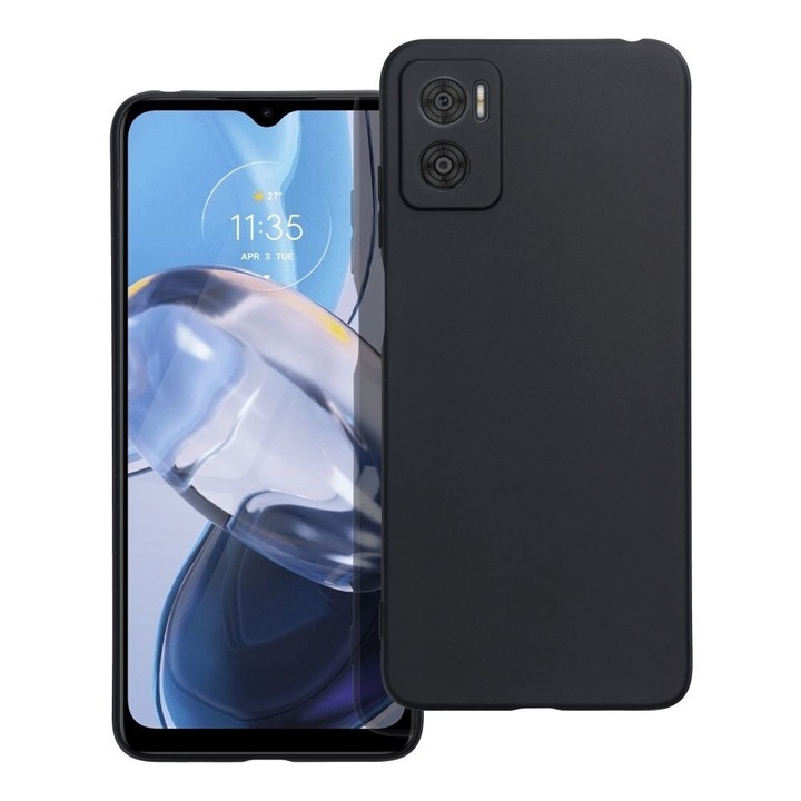 Husa telefon, Pentru Motorola Moto E22 / E22i, Negru