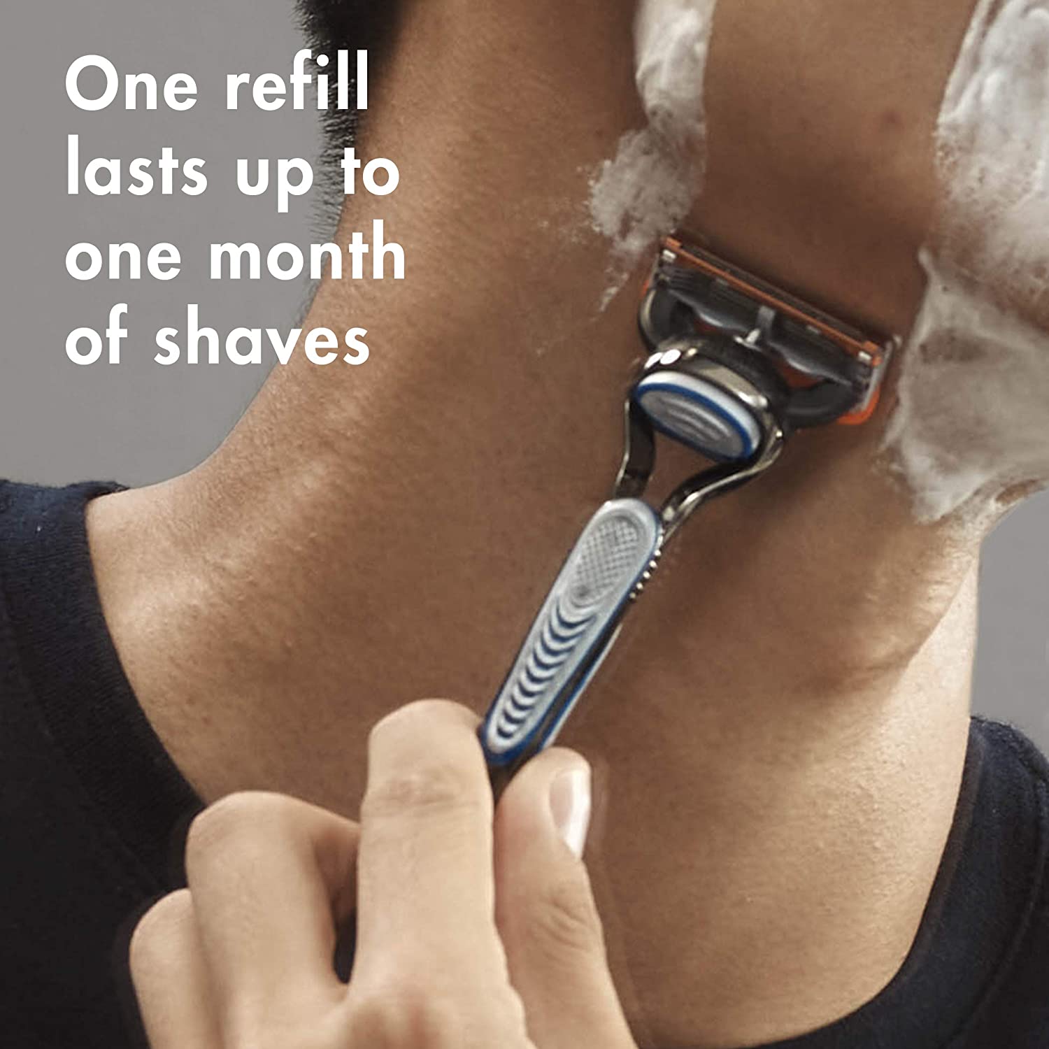 Самобръсначка Gillette Fusion 5, 11 пълнителя и дръжка - eMAG.bg