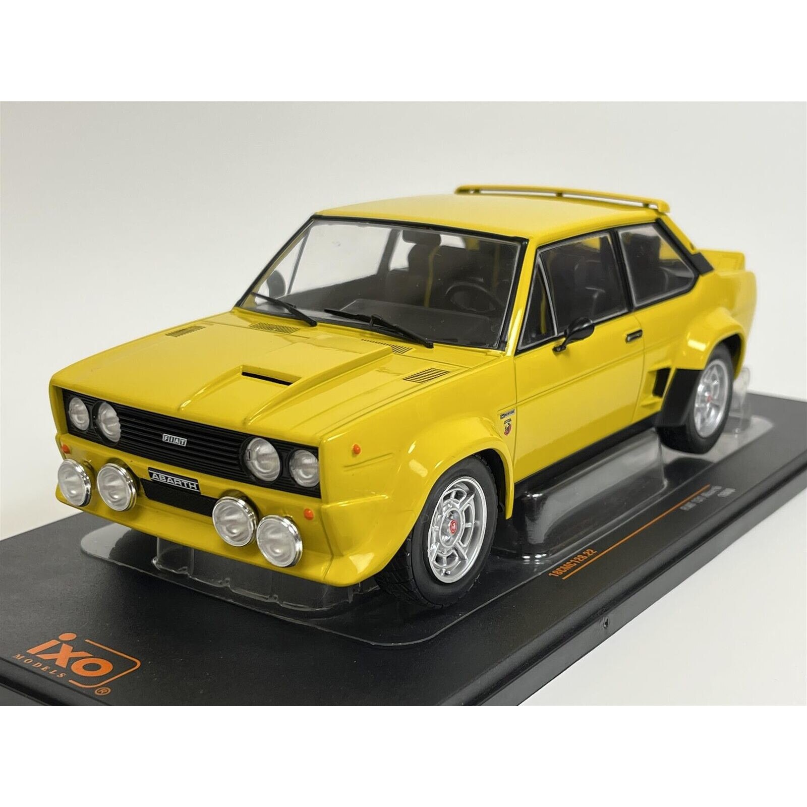 Fiat 131 Abarth 1980 Blau Modellauto 1:18 Ixo Model Produktbild-Vorschau 3