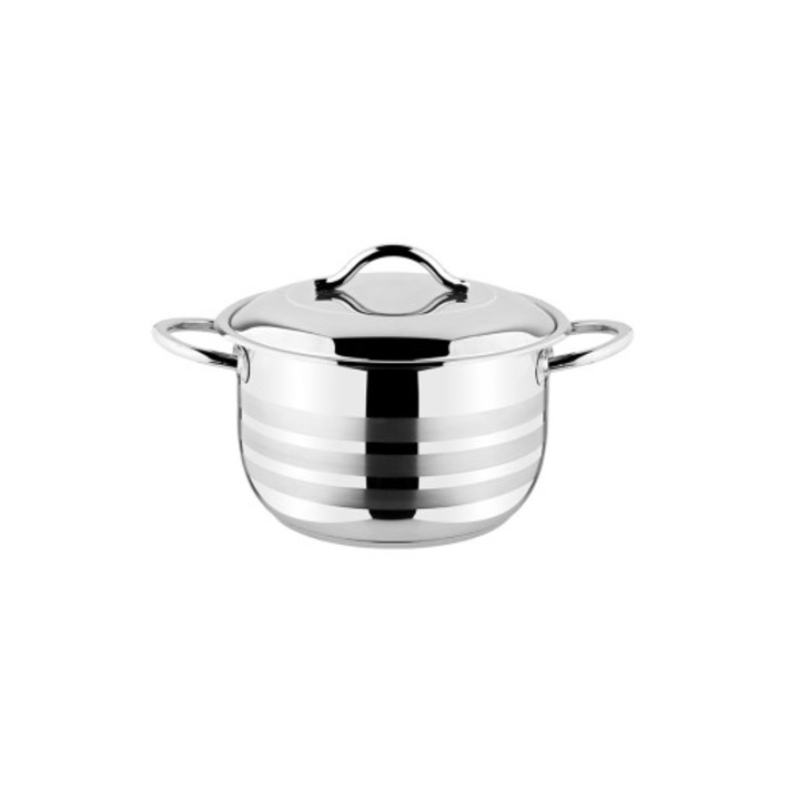 Semioala de inox cu capac 14L