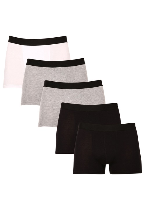 Set 5 boxeri barbati, Nedeto, Multicolor, Multicolor