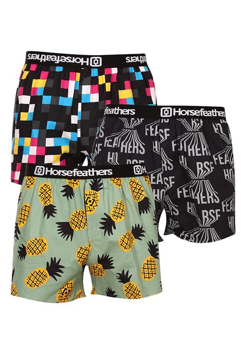 Set 3 Horsefeathers, multicolor, bumbac, Multicolor, M