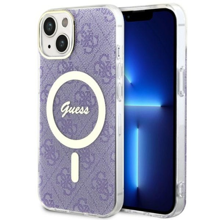Husa Guess pentru iPhone 14 Plus, 6,7", Mov/violet, 4G, MagSafe
