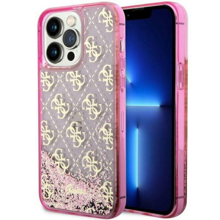 Husa de protectie pentru Iphone 14 Pro, Guess, TPU, Roz