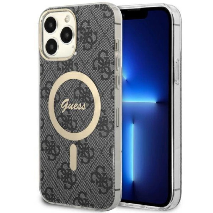 Кейс за iPhone 13 Pro Max, Guess, 6.7", черен
