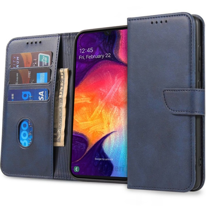 Калъф fixGuard Wallet Magnet за OPPO A57 4G / 5G, navy blue