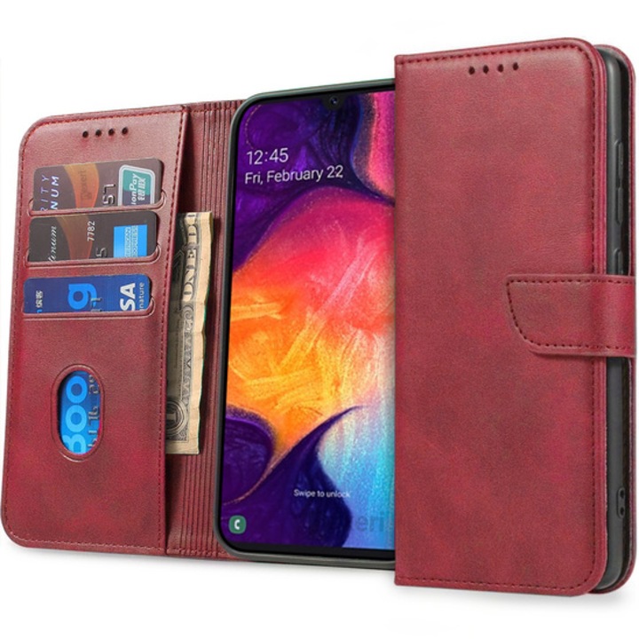 Калъф fixGuard Wallet Magnet за Samsung Galaxy A51 5G, red