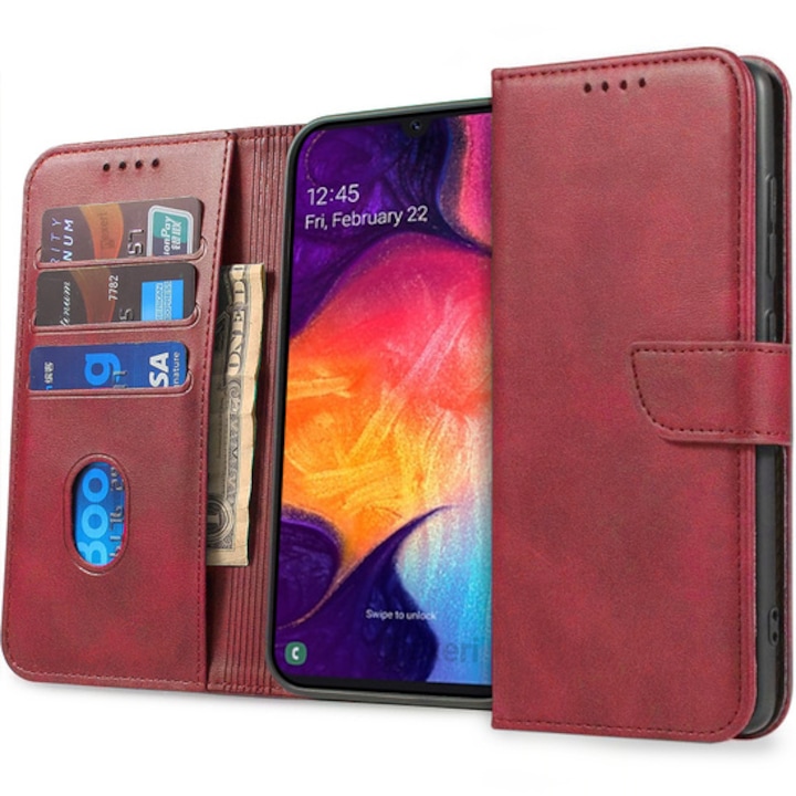 Калъф fixGuard Wallet Magnet за Samsung Galaxy A51 5G, red