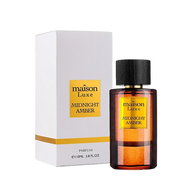 Apa de Parfum Hamidi Maison Luxe Midnight Amber, Unisex, 110 ml