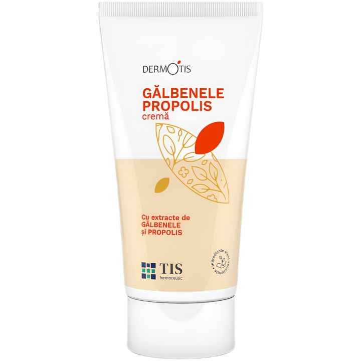 Crema cu extracte de Galbenele si Propolis DermoTis, 50ml, Tis Farmaceutic