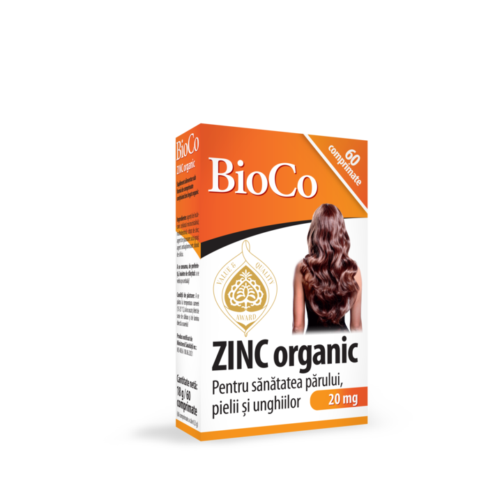 Zinc Organic x 60 comprimate filmate / Bioco