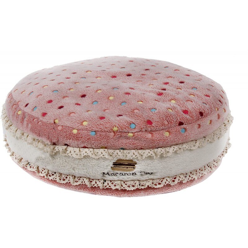 Възглавница за кучета "Macaron", Розова - eMAG.bg
