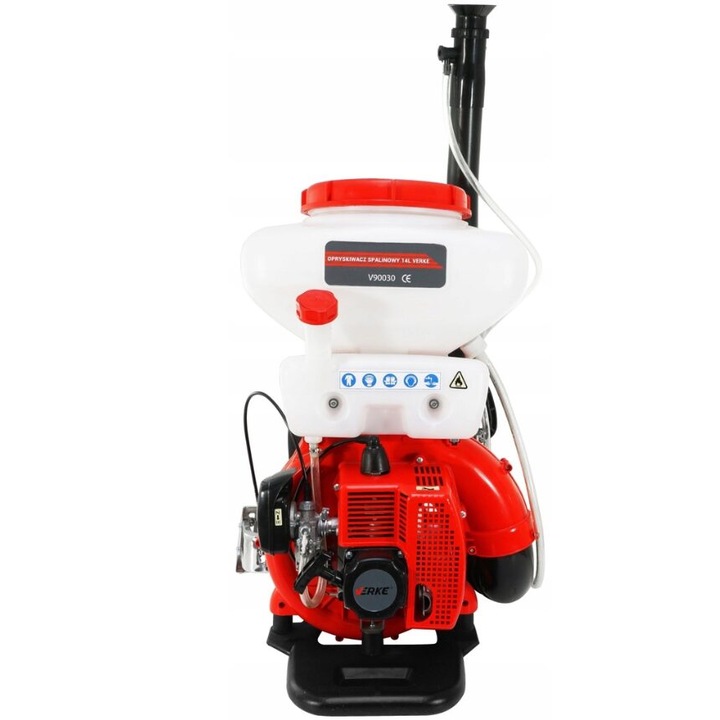 Atomizor, pulverizator pe benzina, motor in 2 timpi 2,9 CP, capacitate 14 l, Verke