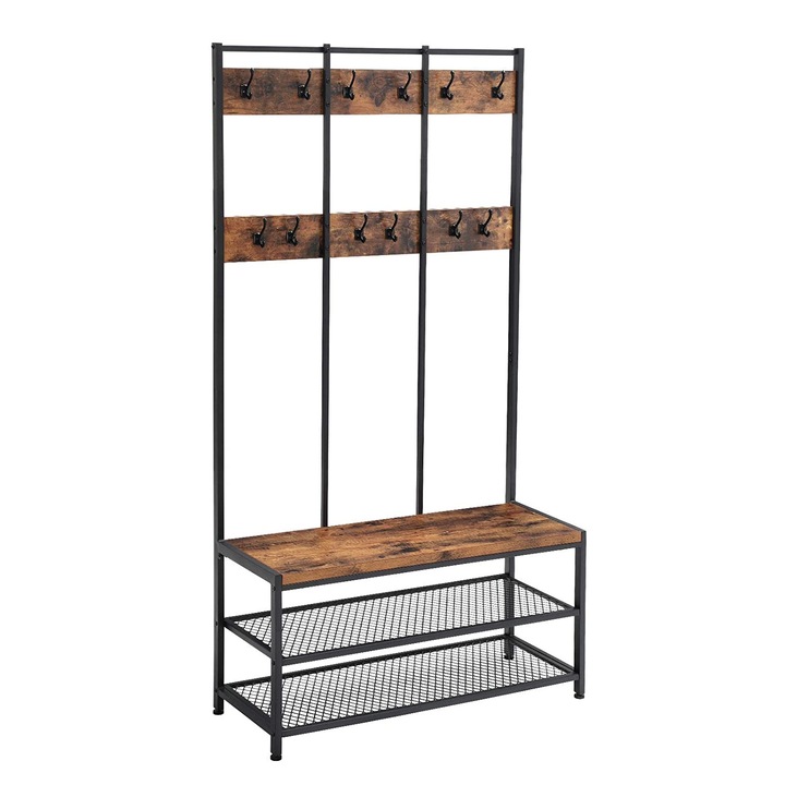 Cuier, Vasagle, Maro Rustic, 100x40x184 cm