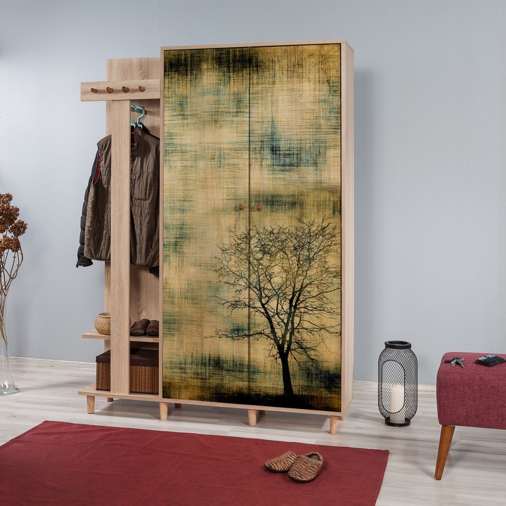 Cuier, GARMANTO 135-729, Sonoma Nuc, 135 x 194 x 36 cm