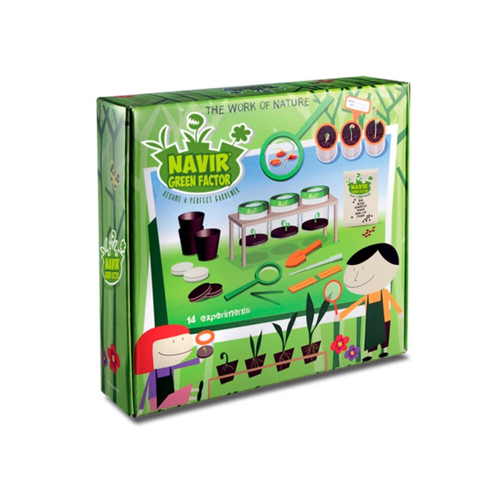 Set de joaca Laborator botanic pentru copii, Navir - NA8070