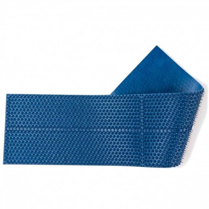 Covoras de masaj profesional Lyapko "Quadro", cu ace, pas 4.9 mm, pentru acupresura, reflexoterapie, stimuleaza circulatia, amelioreaza durerea si tensiunea, relaxare, culoare multicolor