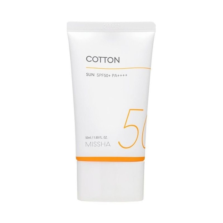 Crema cu protectie solara (efect matifiant) SPF50+ / PA++++, Missha, 50 ml