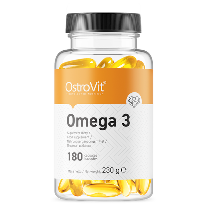 Supliment alimentar OstroVit Omega 3 cu EPA si DHA, 180 Capsule