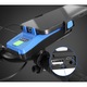 Фар за велосипед с държач за телефон, клаксон 130dB, Power bank 3000mAh, 3 режима на светене, 2 x T6 LED, водоустойчив, син