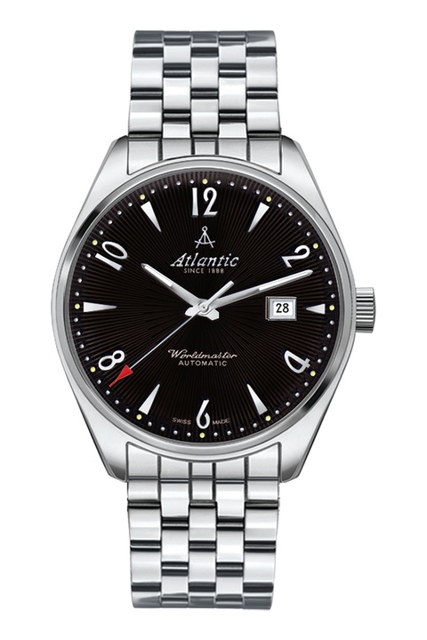 Atlantic, Автоматичен часовник от неръждаема стомана, Сребрист