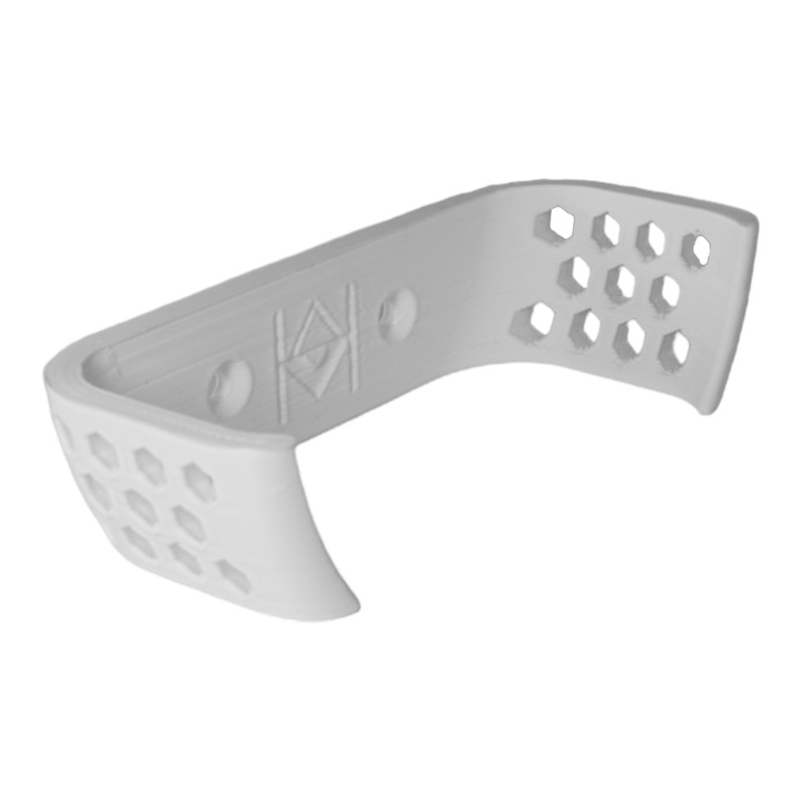 Suport perete, printat 3D, pentru boxa smart echo dot 3 alb