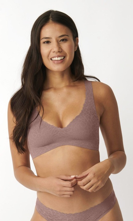 Дамски сутиен, Sloggi Zero Feel Lace 2.0, кафяв, Кафяв