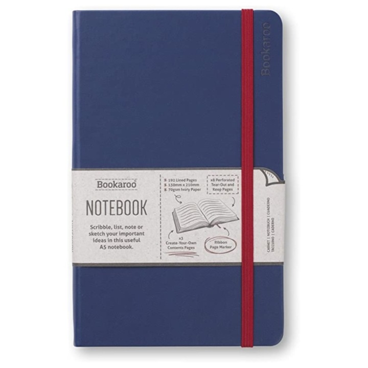 Agenda A5, Bookaroo, 192p, dictando, navy