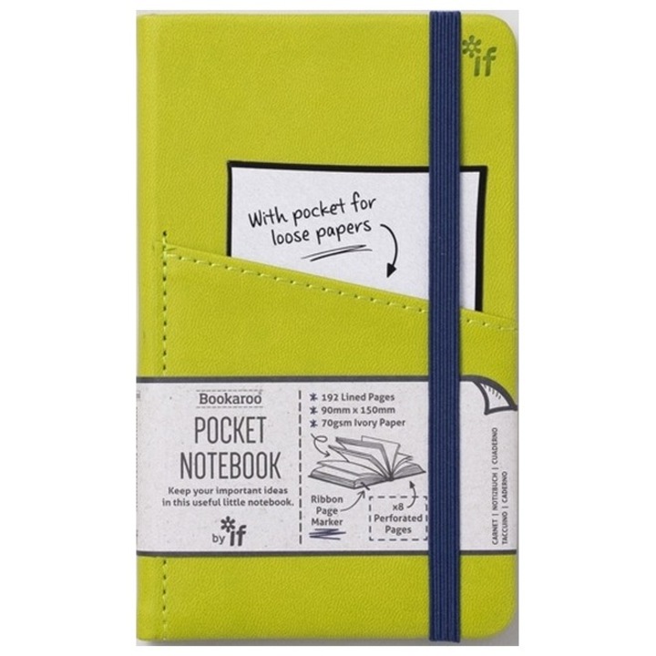 Agenda A6, Bookaroo, 192p, dictando, chartreuse