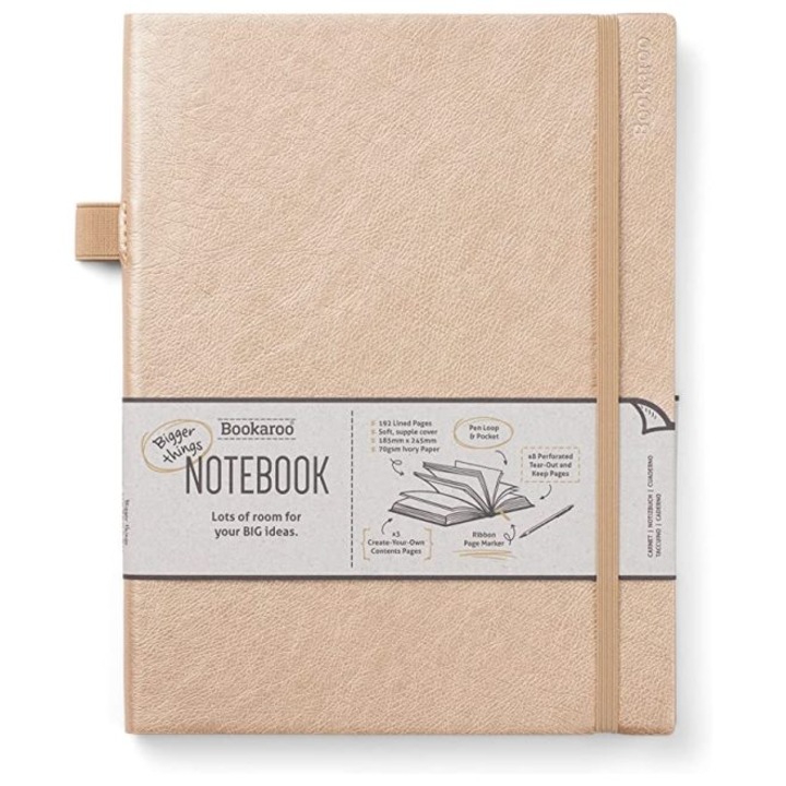 Agenda 19x25cm, Bookaroo, 192p, dictando, auriu